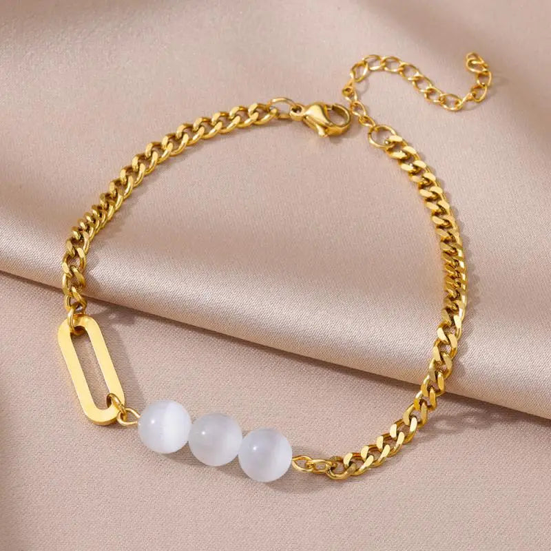 Soléa Pearl Anklet