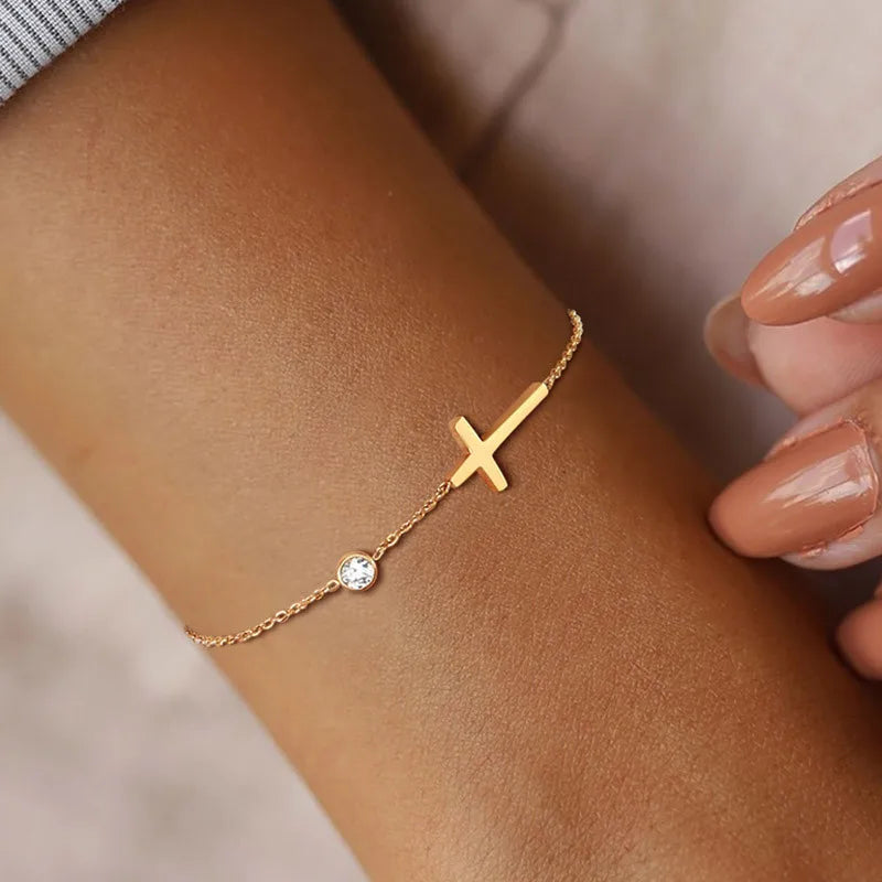 Crossline Pendant Necklace