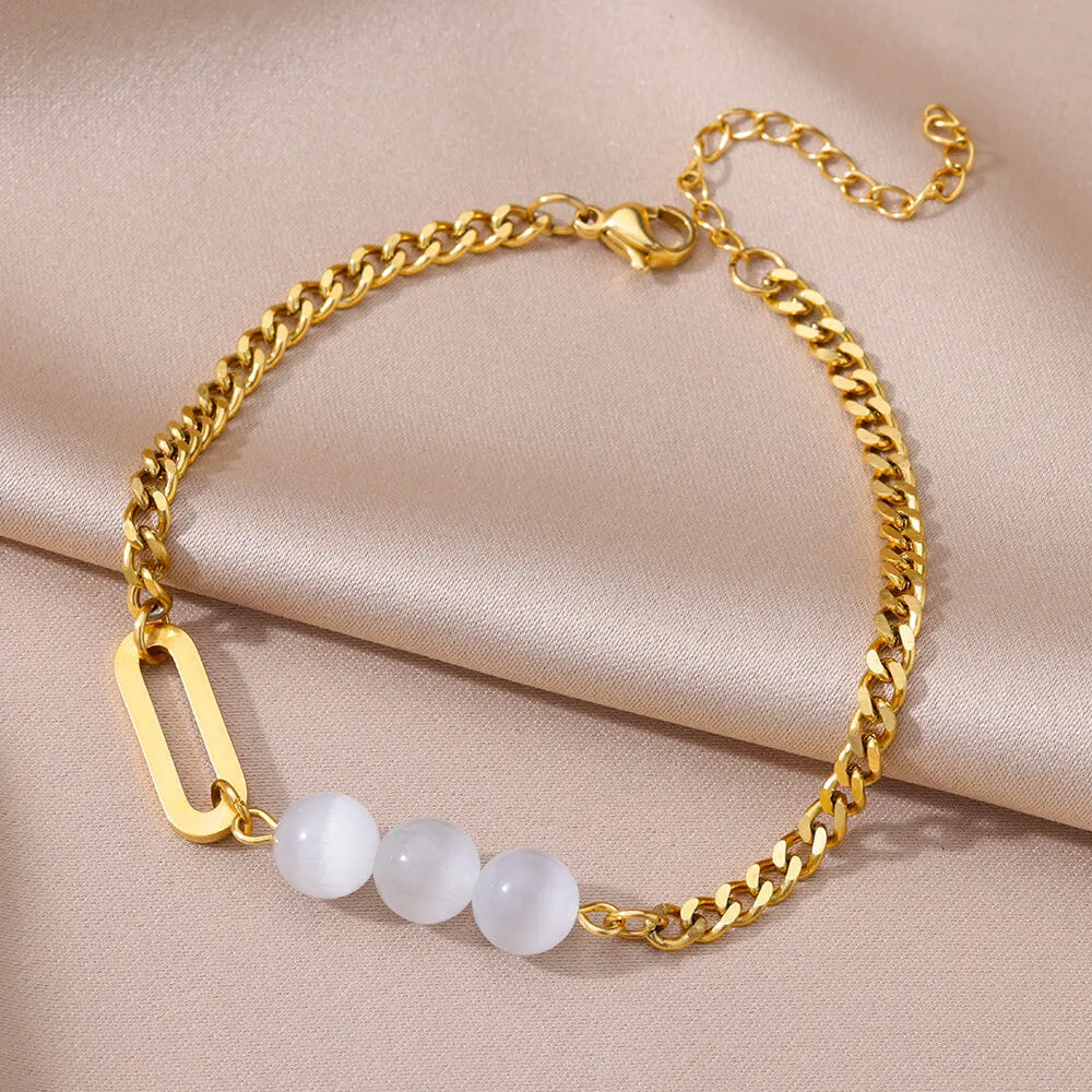 Soléa Pearl Anklet