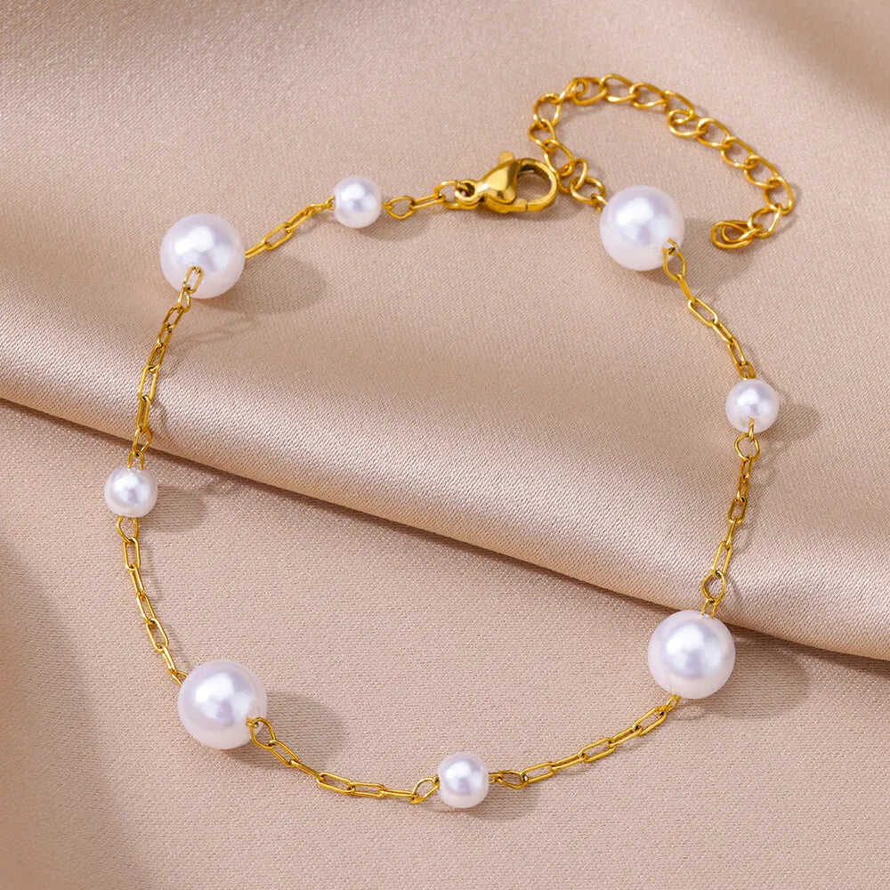 Soléa Pearl Anklet