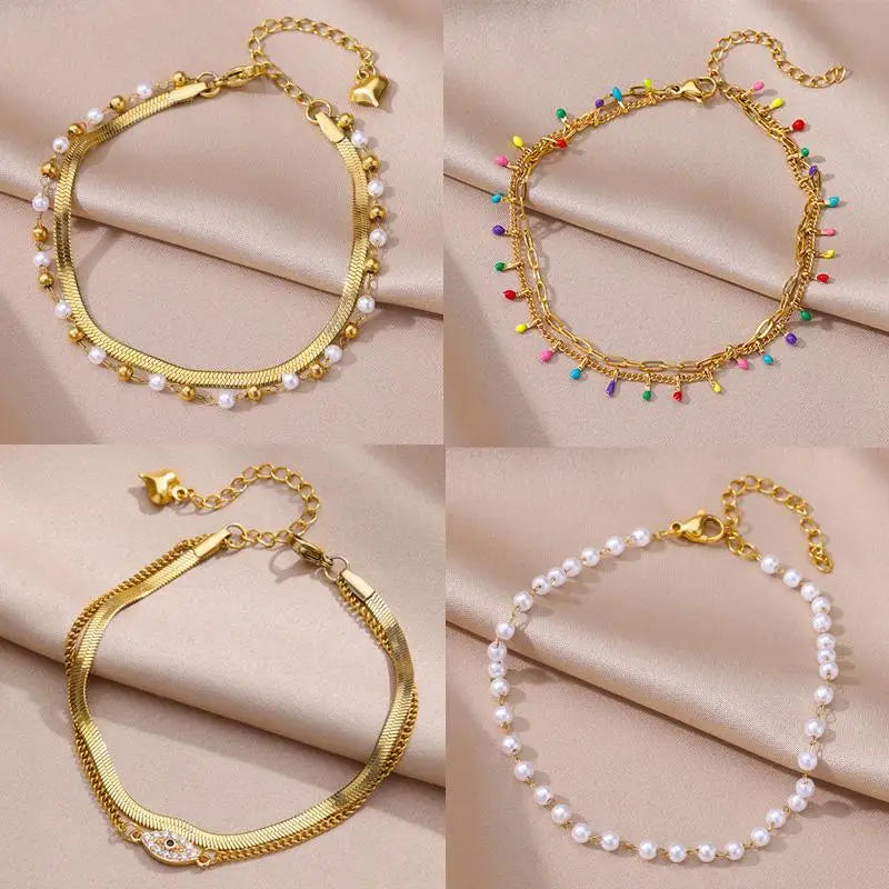 Soléa Pearl Anklet