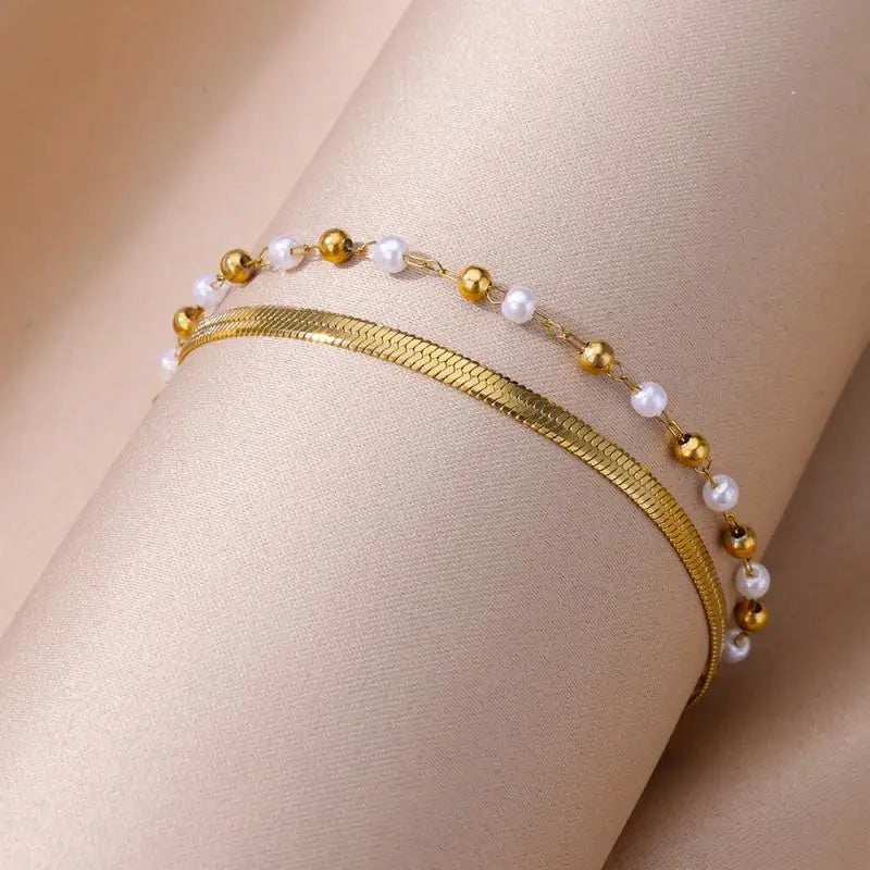 Soléa Pearl Anklet