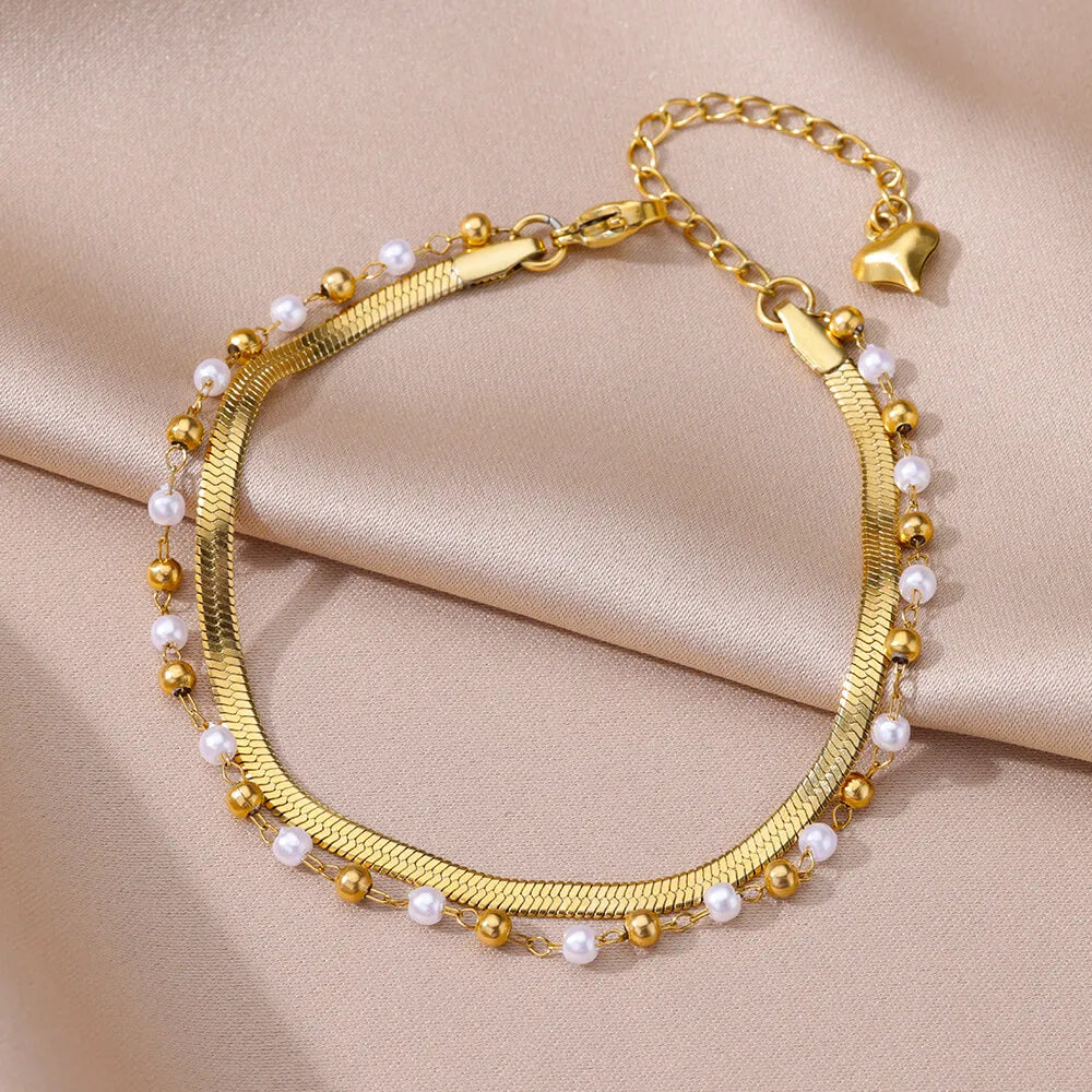 Soléa Pearl Anklet