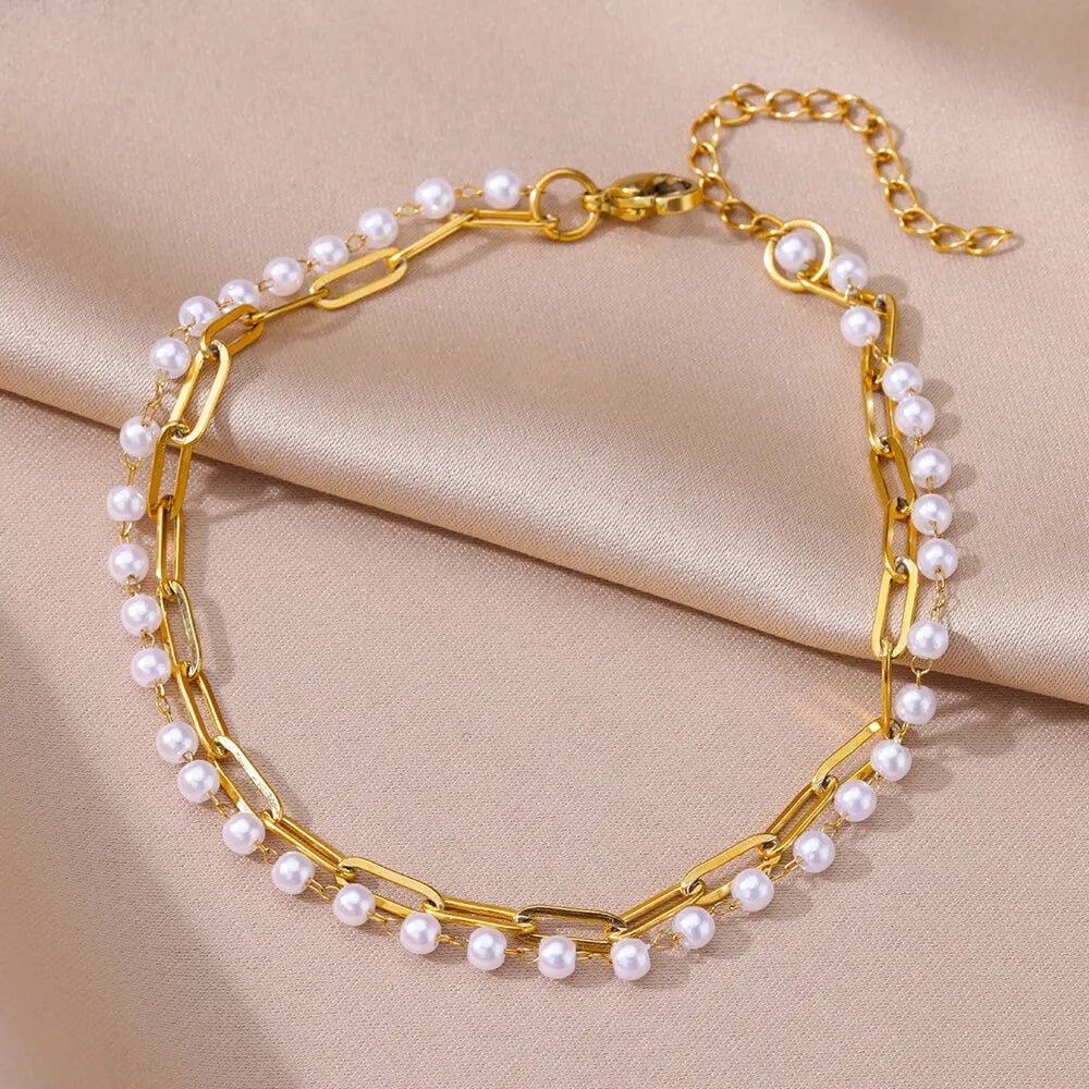 Soléa Pearl Anklet